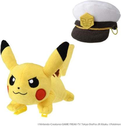 Takara Tomy Pokemon Plush Shoulder Captain Pikachu JAPAN OFFICIAL