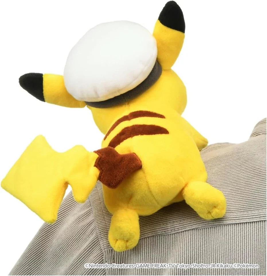 Takara Tomy Pokemon Plush Shoulder Captain Pikachu JAPAN OFFICIAL