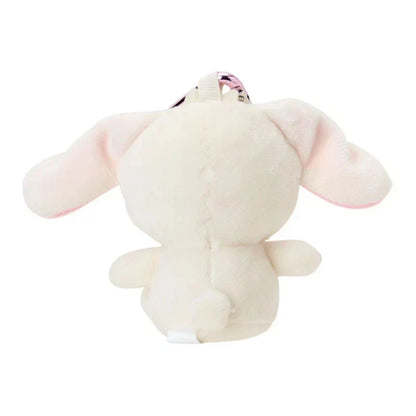Sanrio Sugar Bunnies Mini Mascot Holder Shirousa Plush JAPAN OFFICIAL