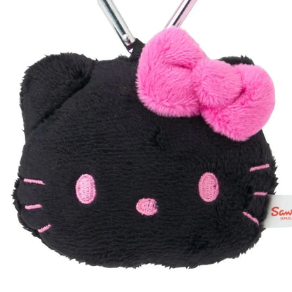 Sanrio Hello Kitty Face Shaped Mascot Holder Kao I Love Hello Kitty Black Plush