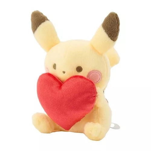 Pokemon Center Original With a Heart Pikachu Plush Doll JAPAN OFFICIAL