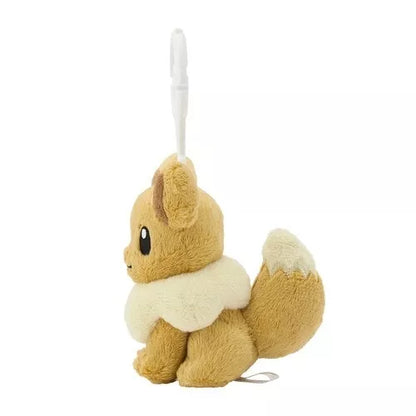 Pokemon Center Original Plush Mascot Keychain with Carabiner Eevee JAPAN