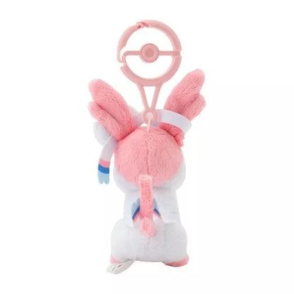 Pokemon Center Original Plush Mascot Keychain with Carabiner Sylveon JAPAN