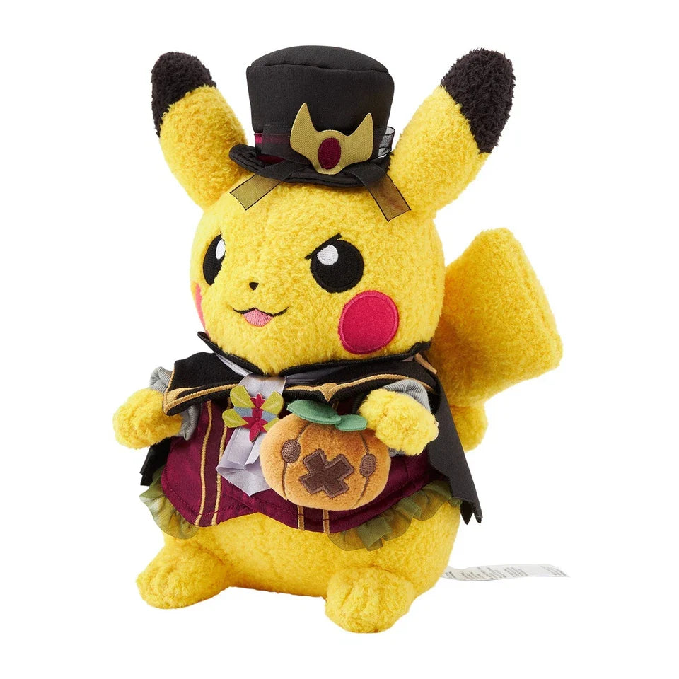 Pokemon Center Original Halloween Ghost Chateau Pikachu Plush Doll JAPAN
