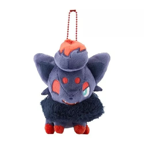 Pokemon Center Original Magnetic Plush Keychain Zorua & Hisuian Zorua JAPAN