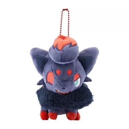 Pokemon Center Original Magnetic Plush Keychain Zorua & Hisuian Zorua JAPAN