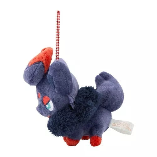 Pokemon Center Original Magnetic Plush Keychain Zorua & Hisuian Zorua JAPAN