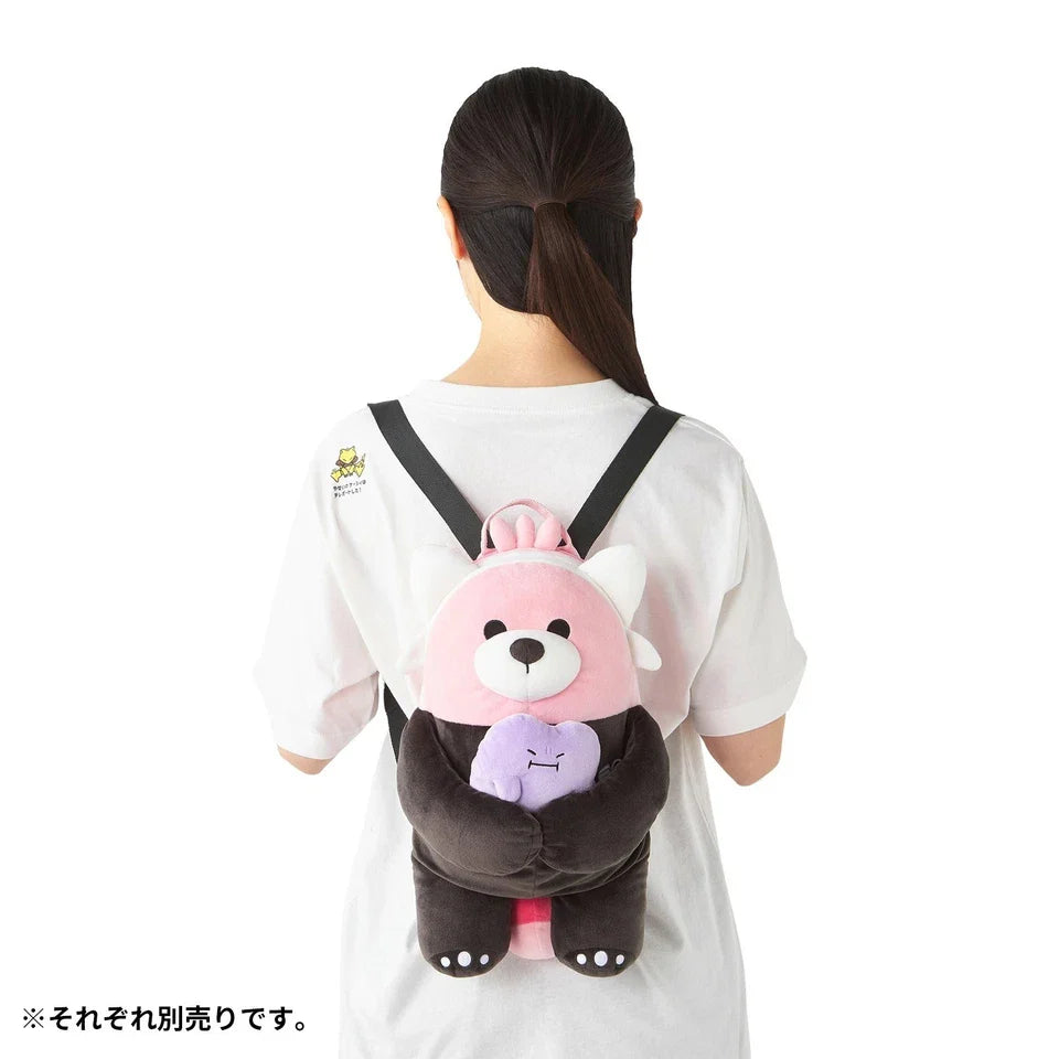 Pokemon Center Original Run Away Plush Backpack Ditto & Bewear JAPAN OFFICIAL
