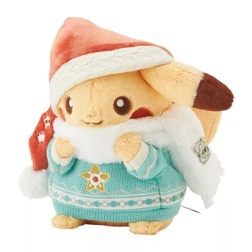 Pokemon Center Original Heartwarming Christmas Pikachu Plush Doll JAPAN