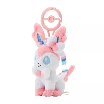 Pokemon Center Original Plush Mascot Keychain with Carabiner Sylveon JAPAN